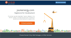 Desktop Screenshot of jouleenergy.com