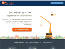 Tablet Screenshot of jouleenergy.com